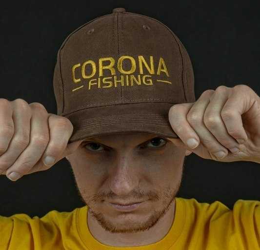 zapka wędkarska brown cf